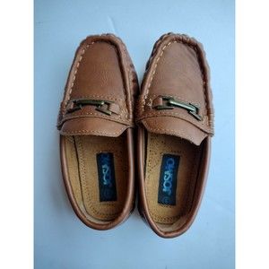 JOSMOS BOY'S DRESS LOAFERS BROWN SIZE 6